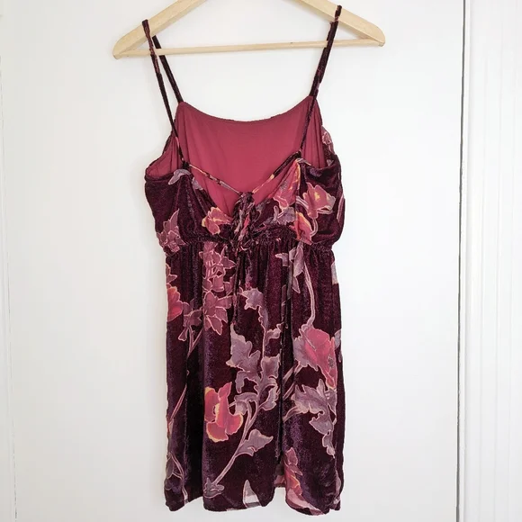 Honey Belle velvet burnout floral mini dress - Picture 8 of 10